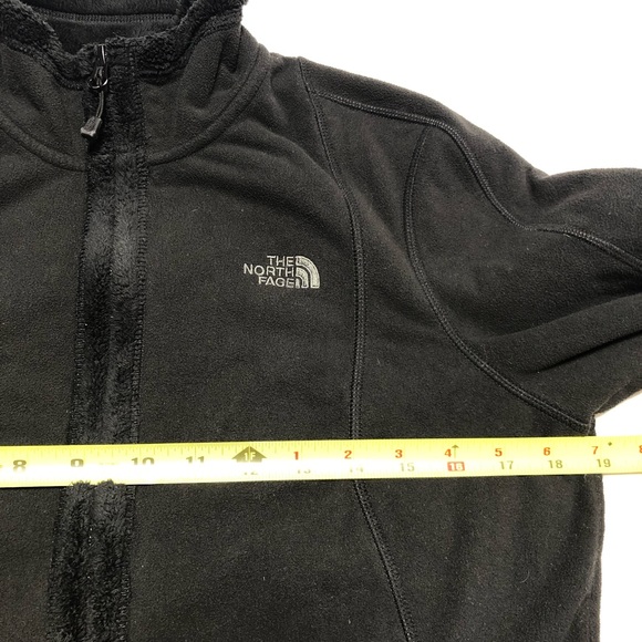Northface plush black med fleece jacket - Picture 2 of 7